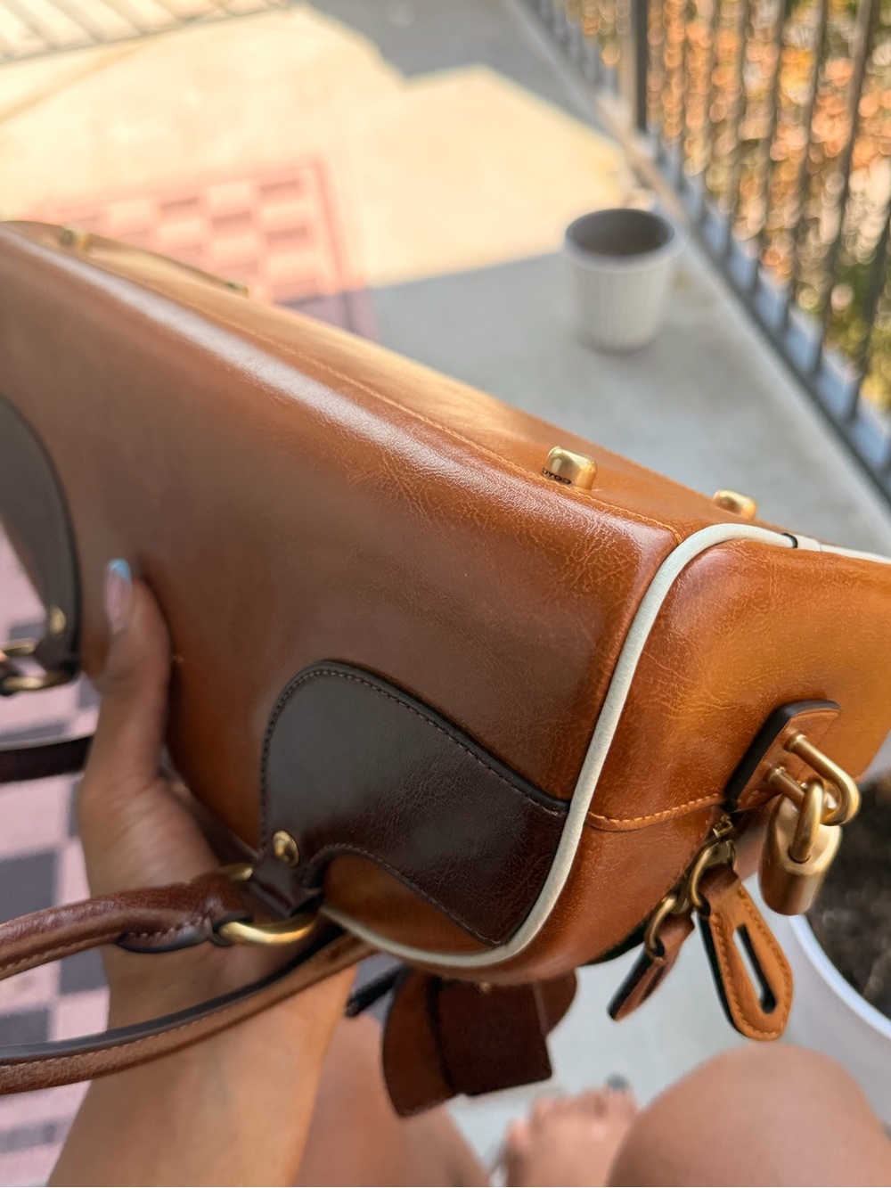 Coachtopia brown bowler bag - Picture 9 of 11